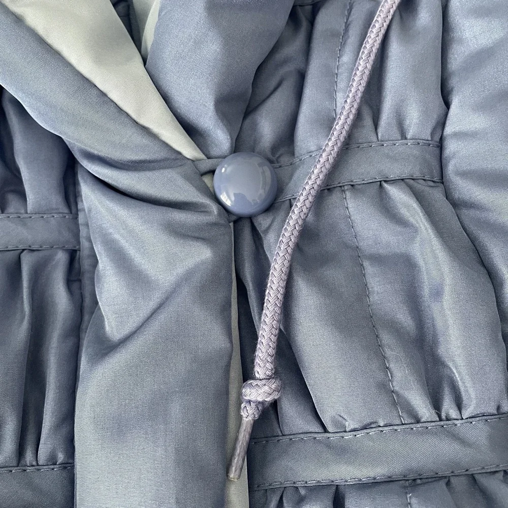 Vintage Rothschild 1980s Periwinkle Hooded Puffer Winter Coat‎ | Girls Size 5